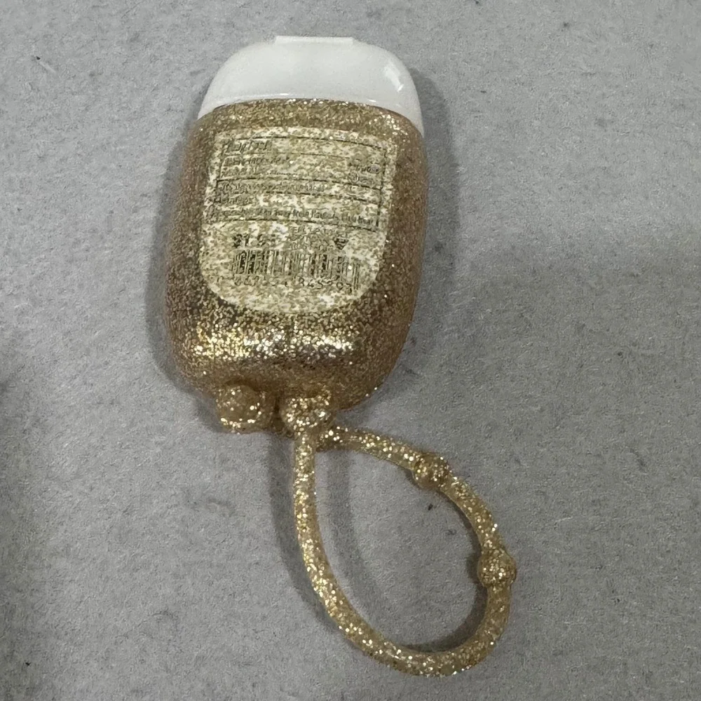 Bath & Body Works Hand Sanitizer Gold Glitter Coconut Colada PocketBac 1oz
